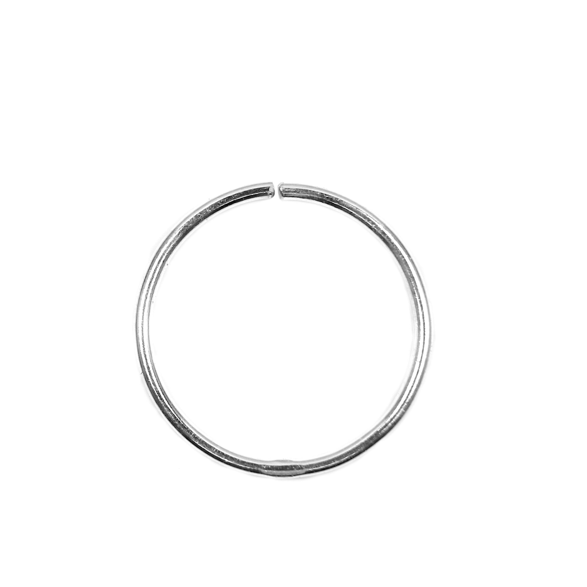 Nose ring in sterling silver 9mm across Arran View