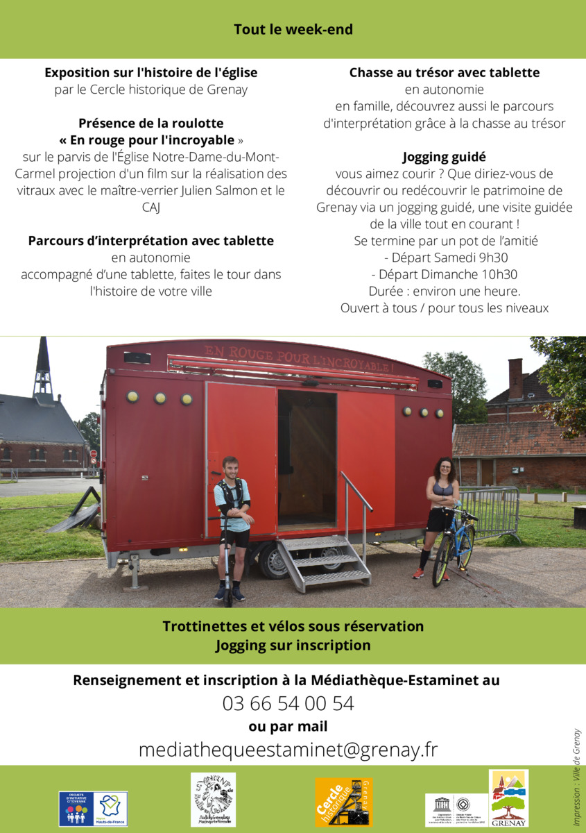 Les Journées du Patrimoine à l'église NotreDameduMontCarmel de Grenay