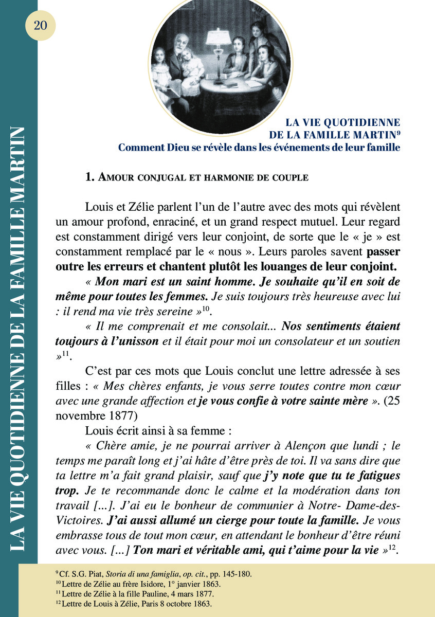 Livret "La sainteté dans les familles du monde"