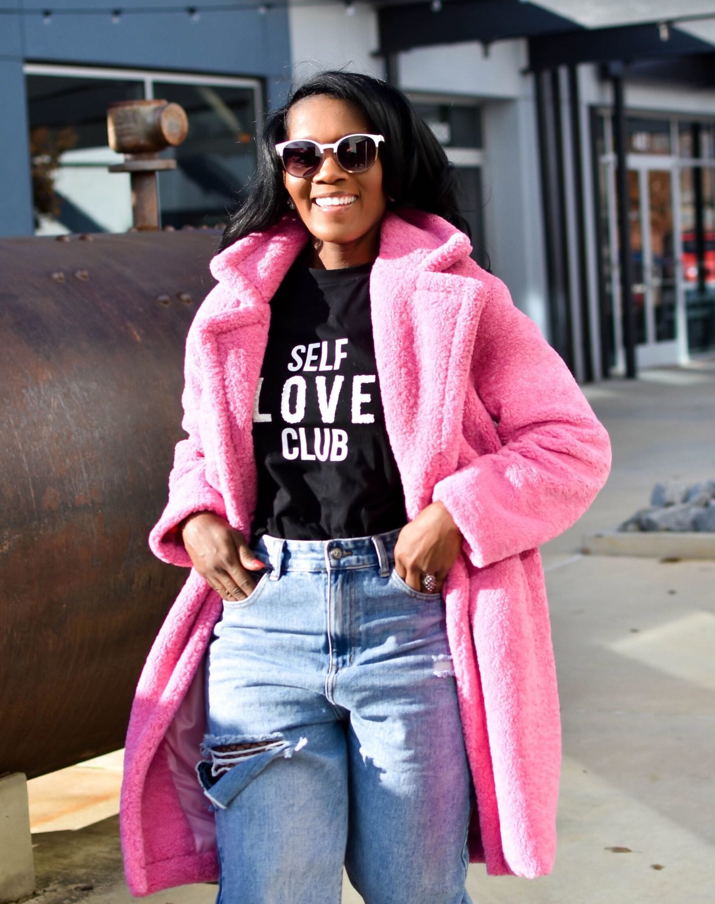 5 Simple Ways To Style A Teddy Coat Array of Faces