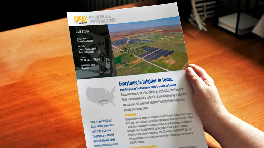 Lamesa Solar Facility / Texas ARRAY Technologies