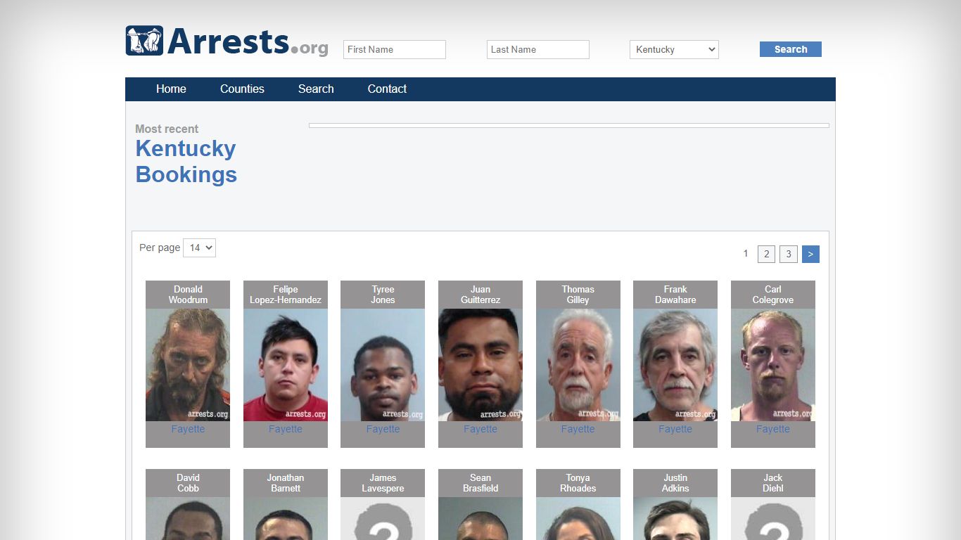 Ky Search Kentucky Arrest Records
