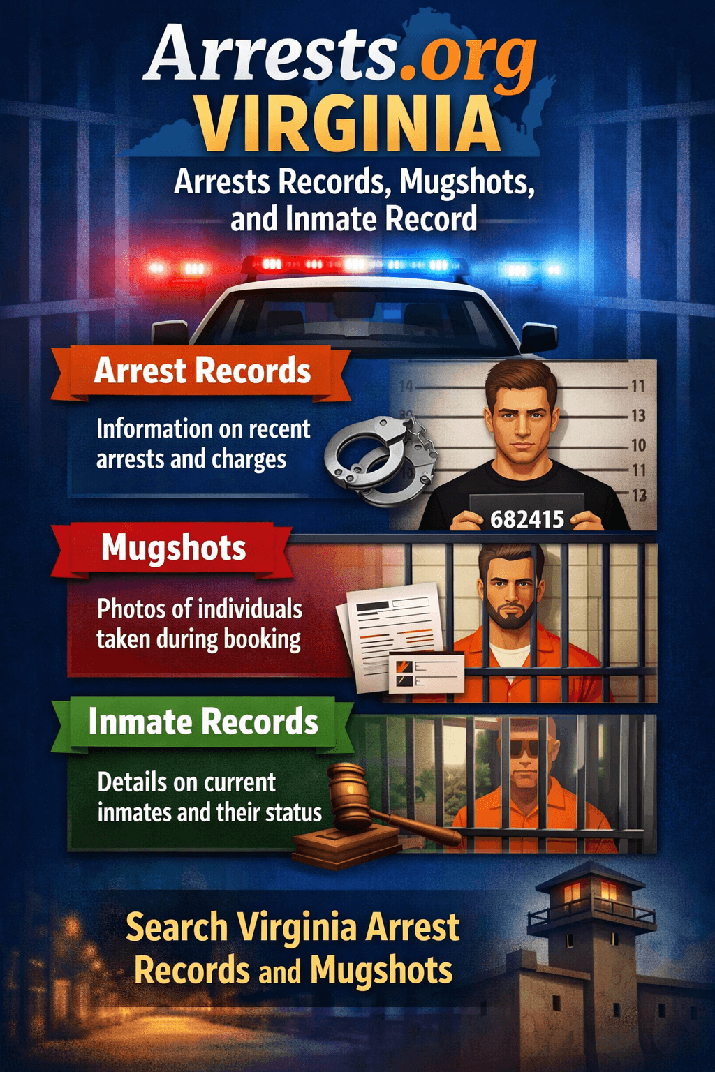 Virginia Arrests Records, Mugshots, and Inmate Record