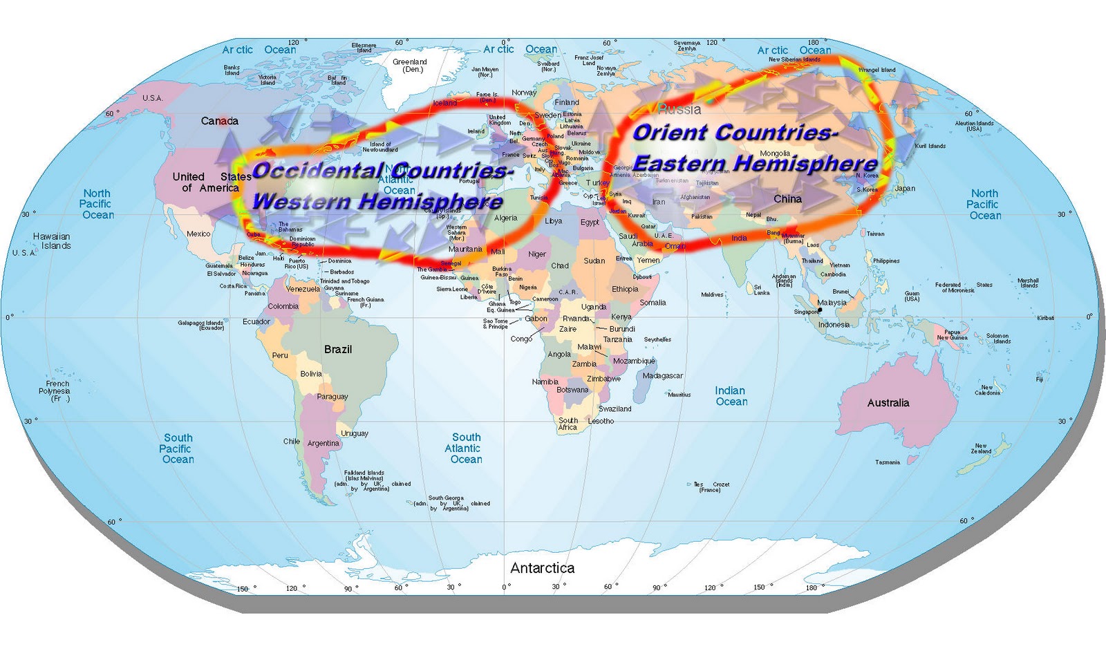 Orient Okzident Karte «L’échec de l’Occident en Orient» Arrêt sur Info