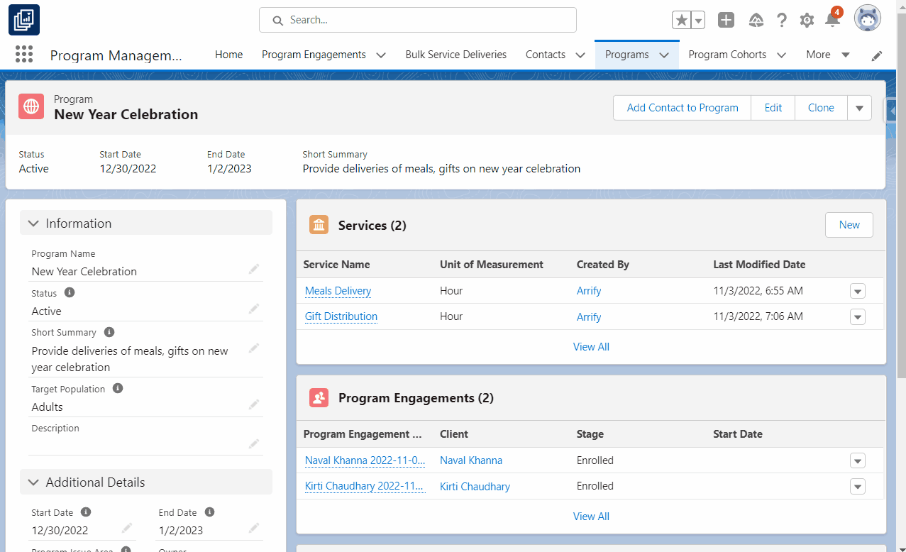 Event management in Salesforce Arrify