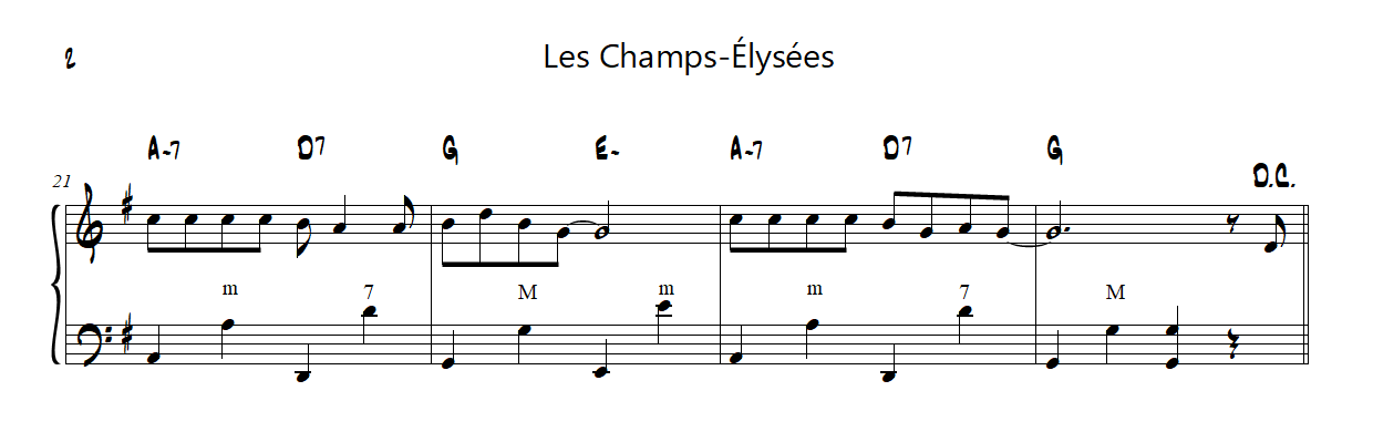 Les ChampsÉlysées per Fisarmonica