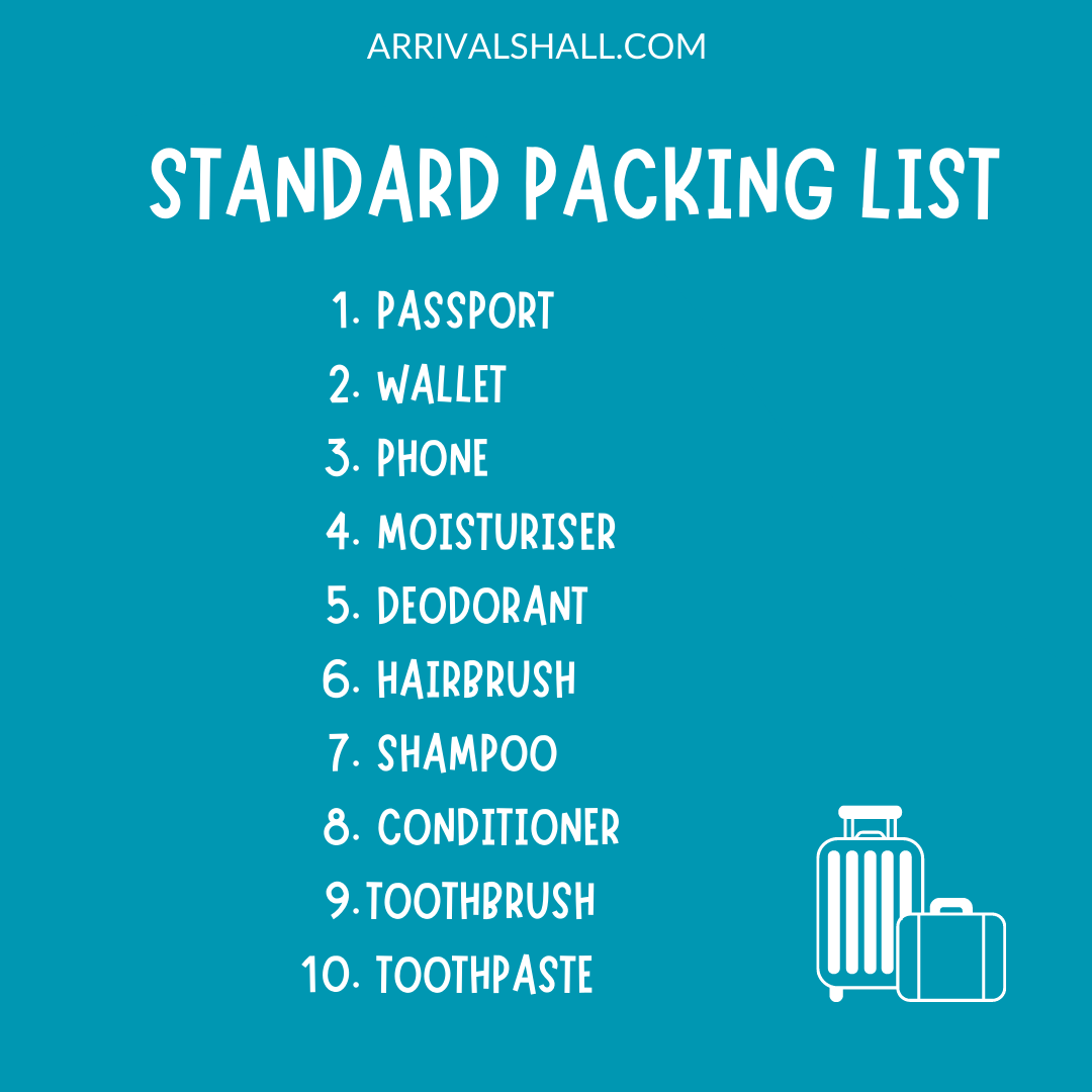 The Ultimate Guide to Packing for International Travel Arrivals Hall