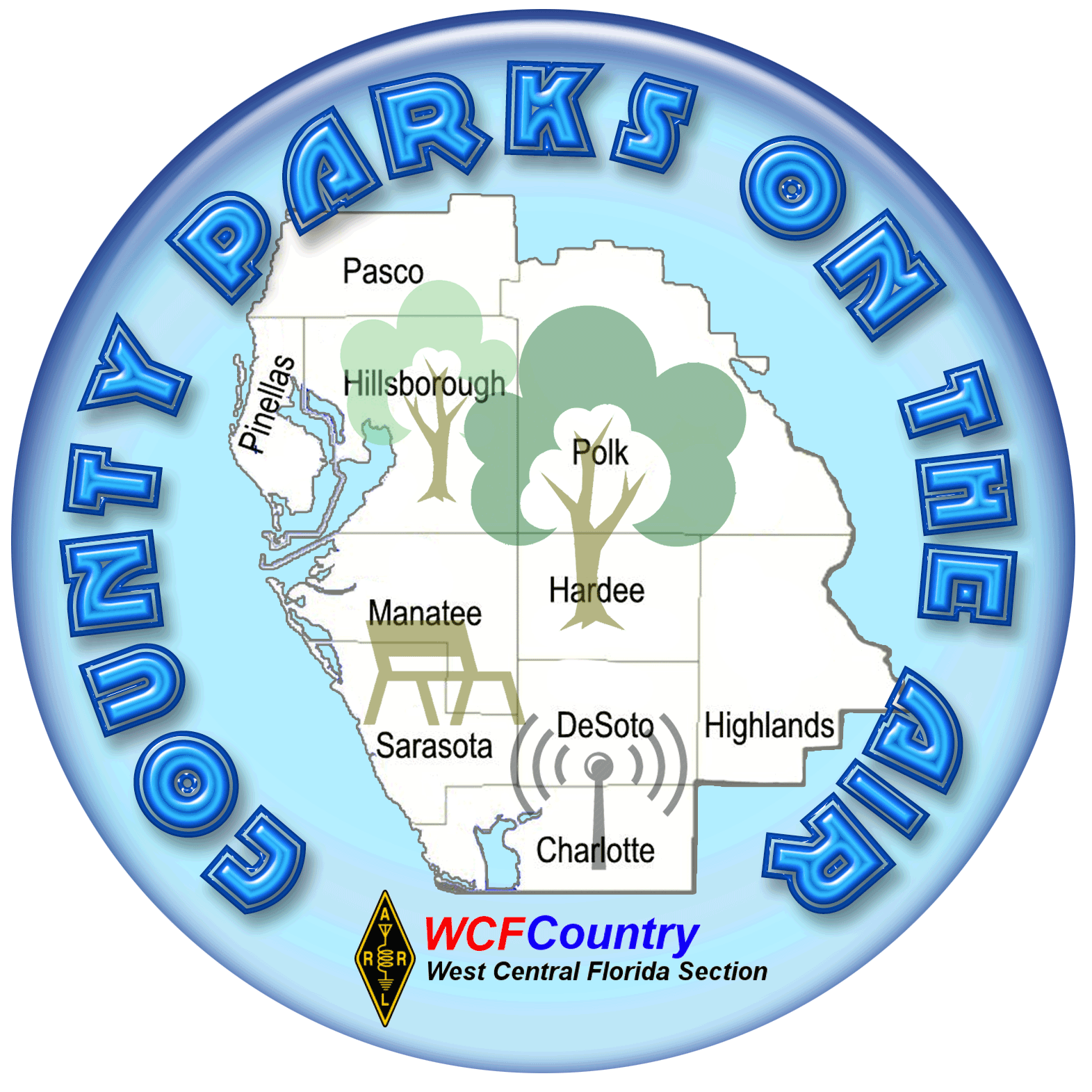 COUNTY PARKS ON THE AIR 2019 ARRL West Central Florida Section COUNTY PARKS ON THE AIR 2019 ARRL West Central Florida Section