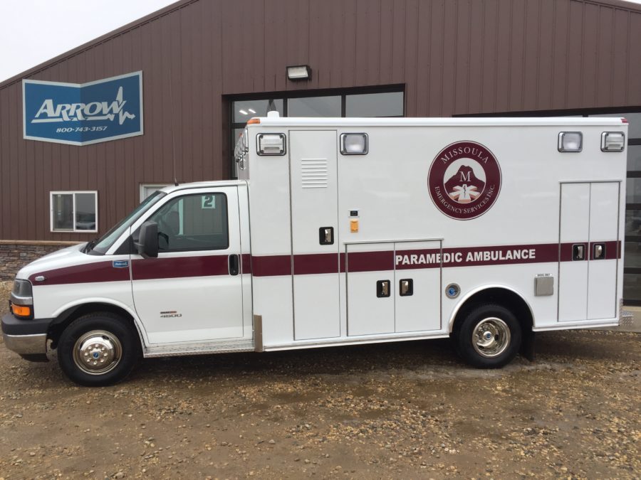 Ambulance deliveries for Missoula Emergency Services of Missoula, MT