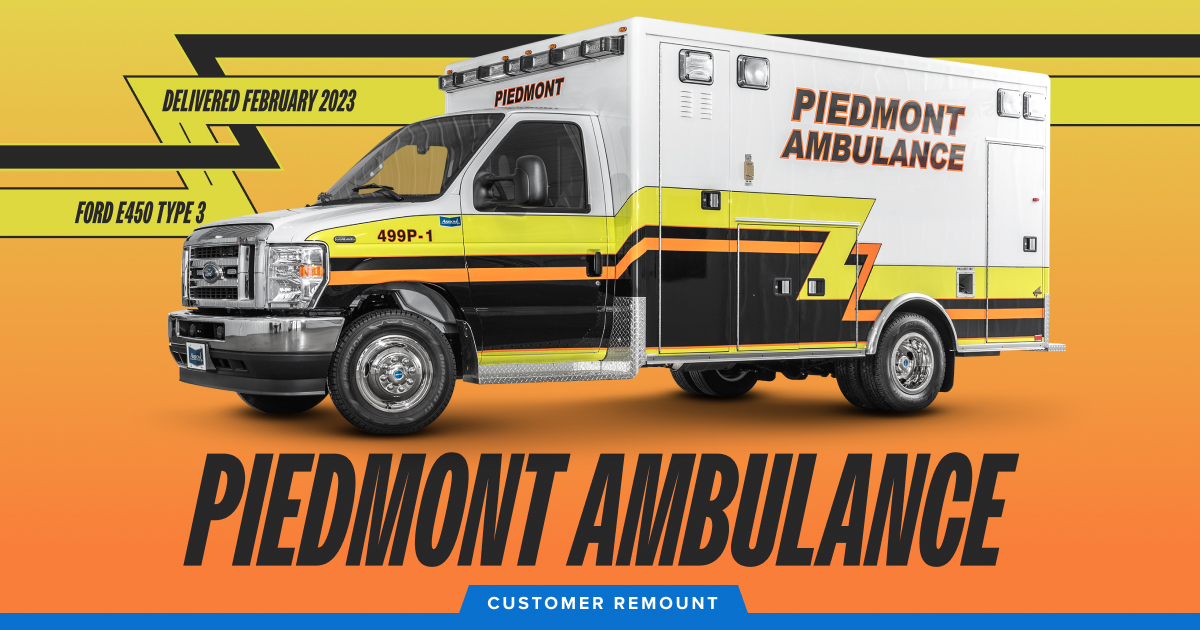 Piedmont Ambulance Remount Arrow Ambulances