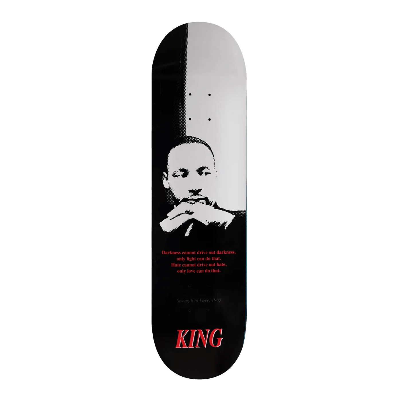 King Skateboards Strength To Love Deck Schwarz ARROW & BEAST