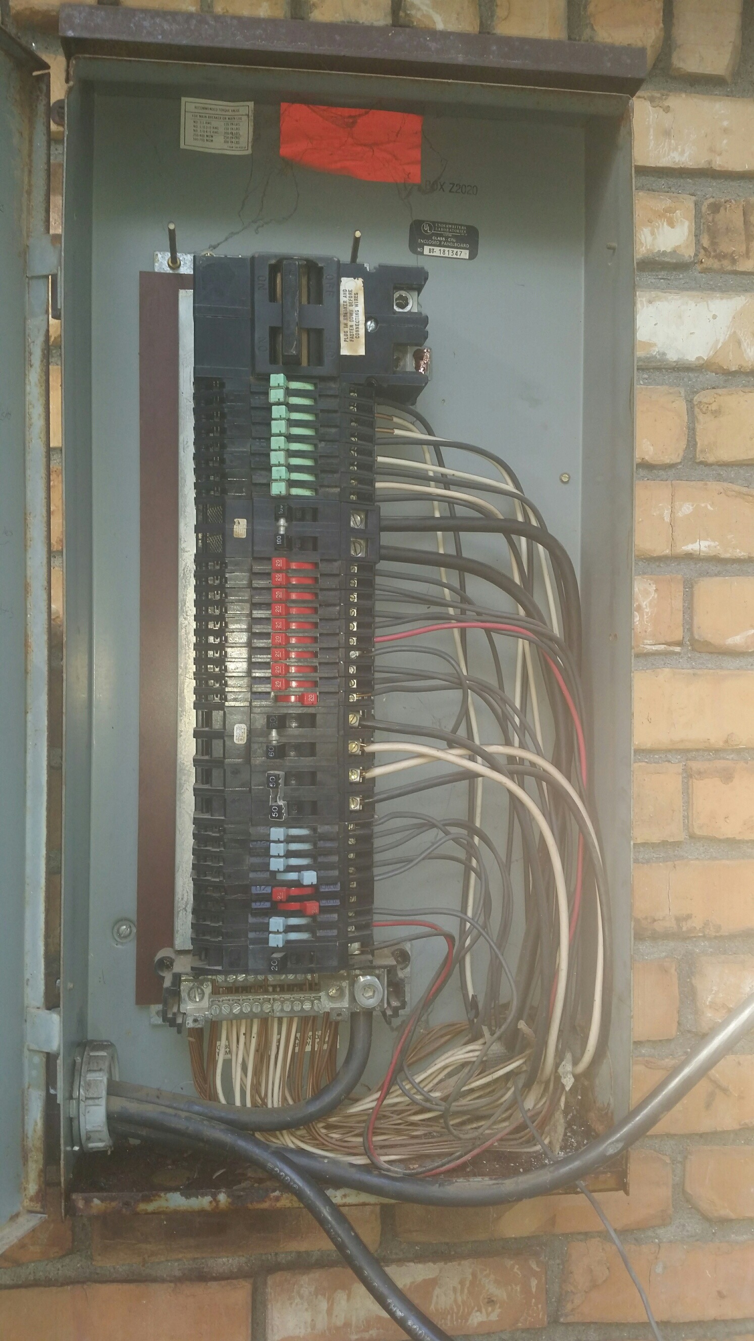 New 200 Amp panel installation by A. Sandoval Arrow Electric before and