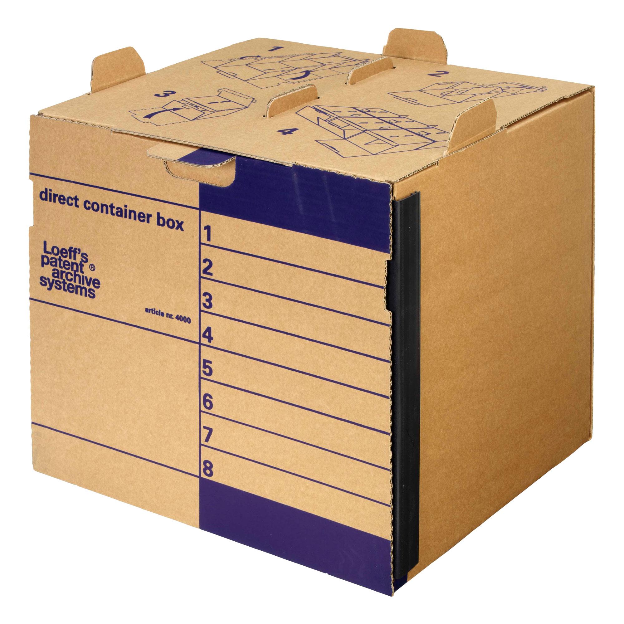 Modular Stackable Standard Container Archival Outer Box Arrowfile