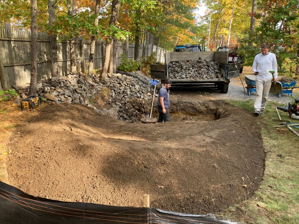 Storm Drainage in Windham Arrowhead Landscape Co