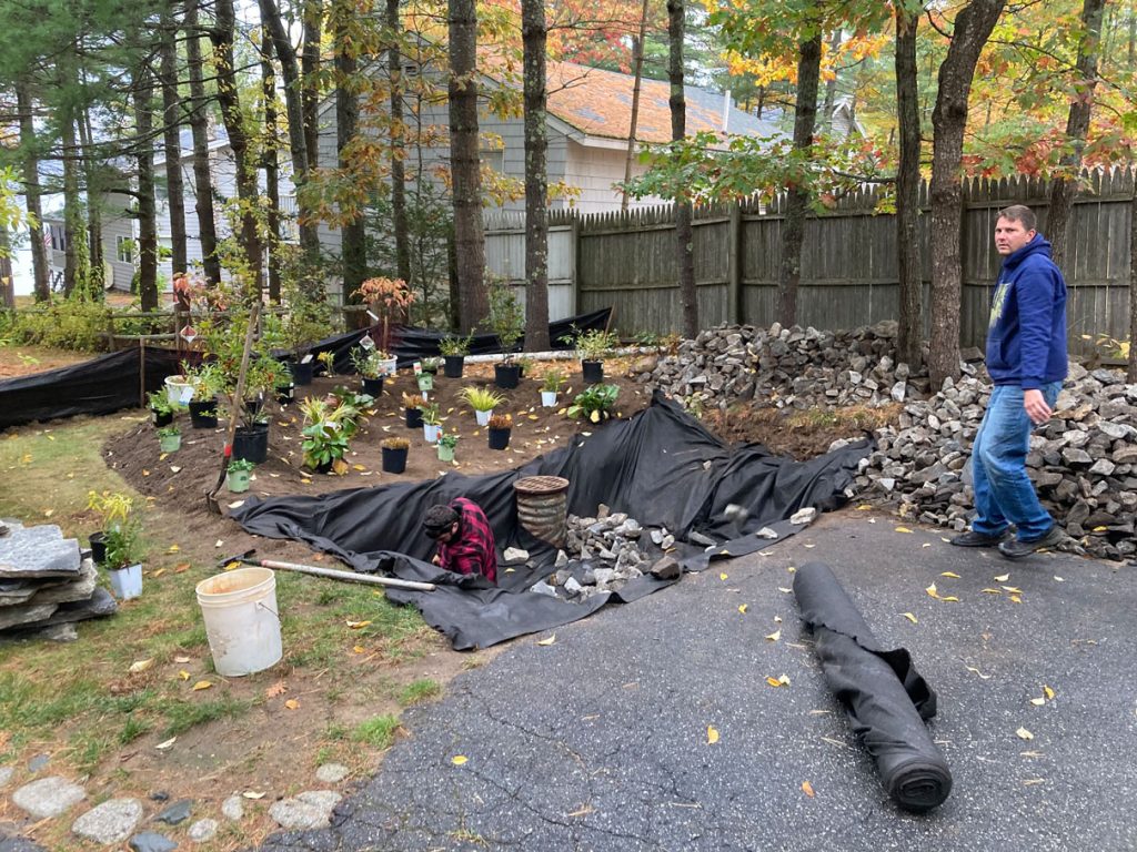 Storm Drainage in Windham Arrowhead Landscaping Co.