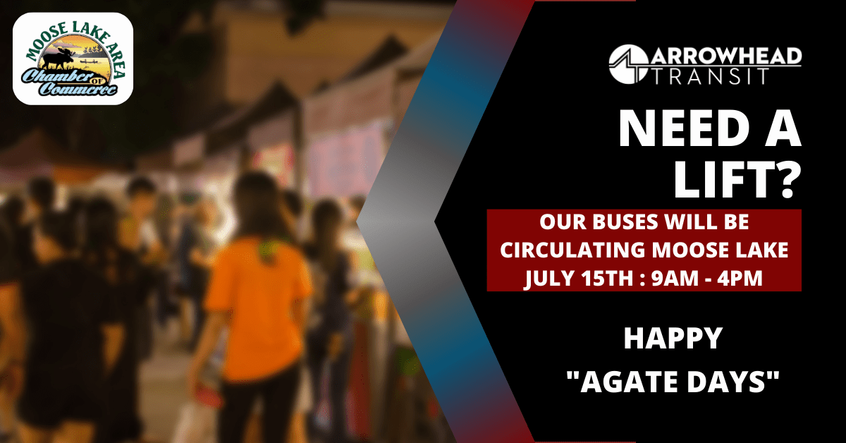 Agate Day's (Moose Lake, MN) Arrowhead Transit