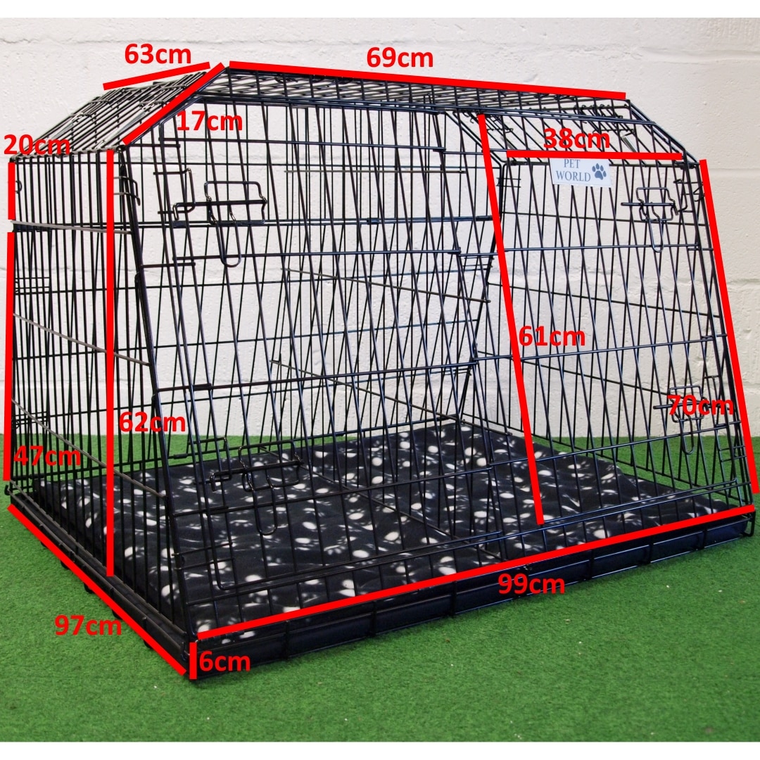 38" XLarge Dog Travel Crate Pet World ArrowsUK