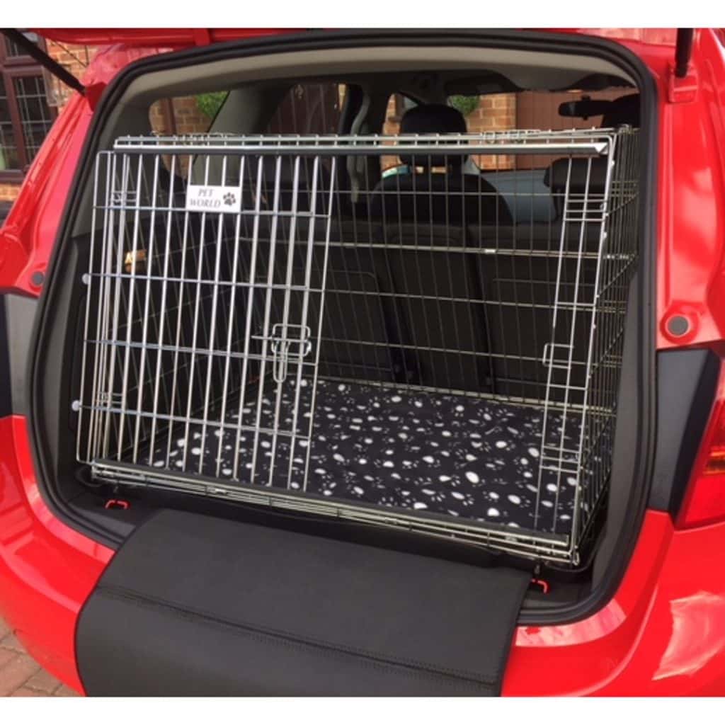 PET WORLD Vauxhall/Opel MERIVA 2010 2017 SLOPING CAR DOG CAGE BOOT