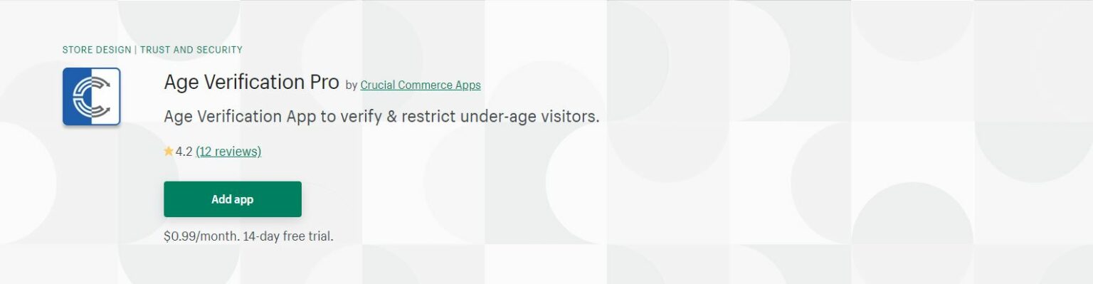 How to create an age verification popup for free in Shopify