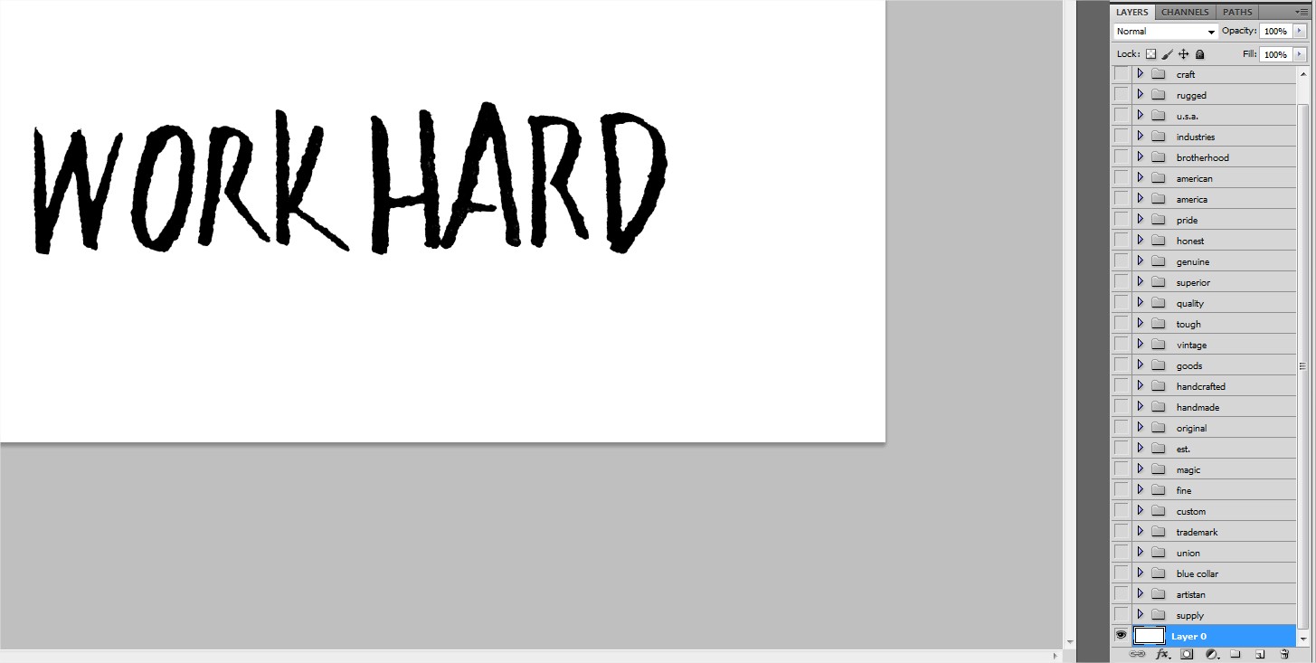 Hand Drawn Lettering Elements All American Grit Go Media's Arsenal