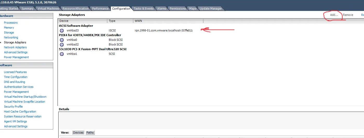 Add Software iSCSI Adapter Computer How To