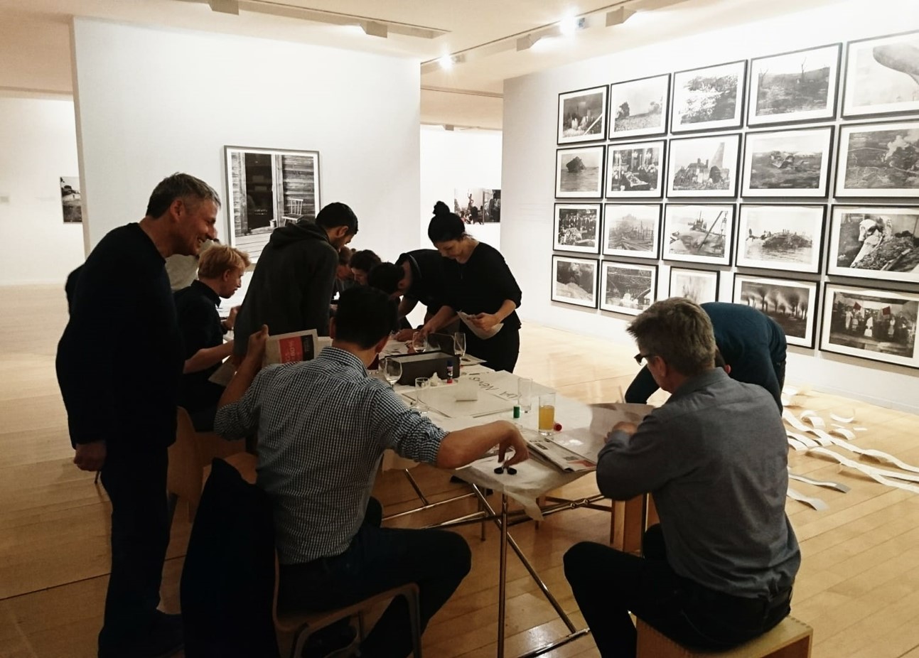 Art Workshops Calligraphy And Collage With Artist Andreas Schmid Daimler Art Collectiondaimler Art Collection