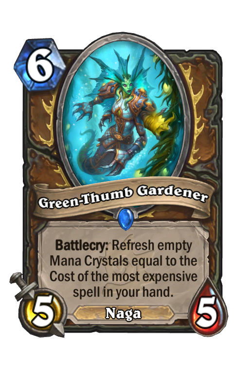 GreenThumb Gardener (Voyage to the Sunken City) Best Hearthstone