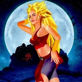 Apolonia Lapiedra Arte Manga Cosplay Kale Dragon Ball Super by