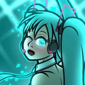 Hatsune Miku by Uxdragon on Newgrounds