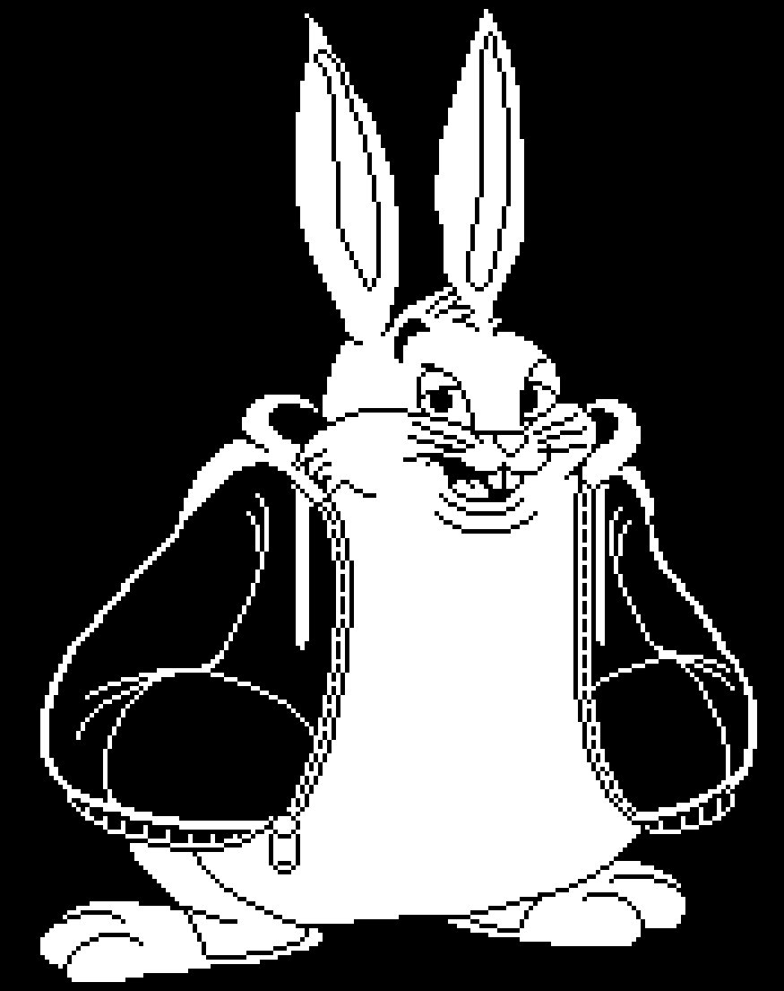 Pixilart big chungus. by leobars17