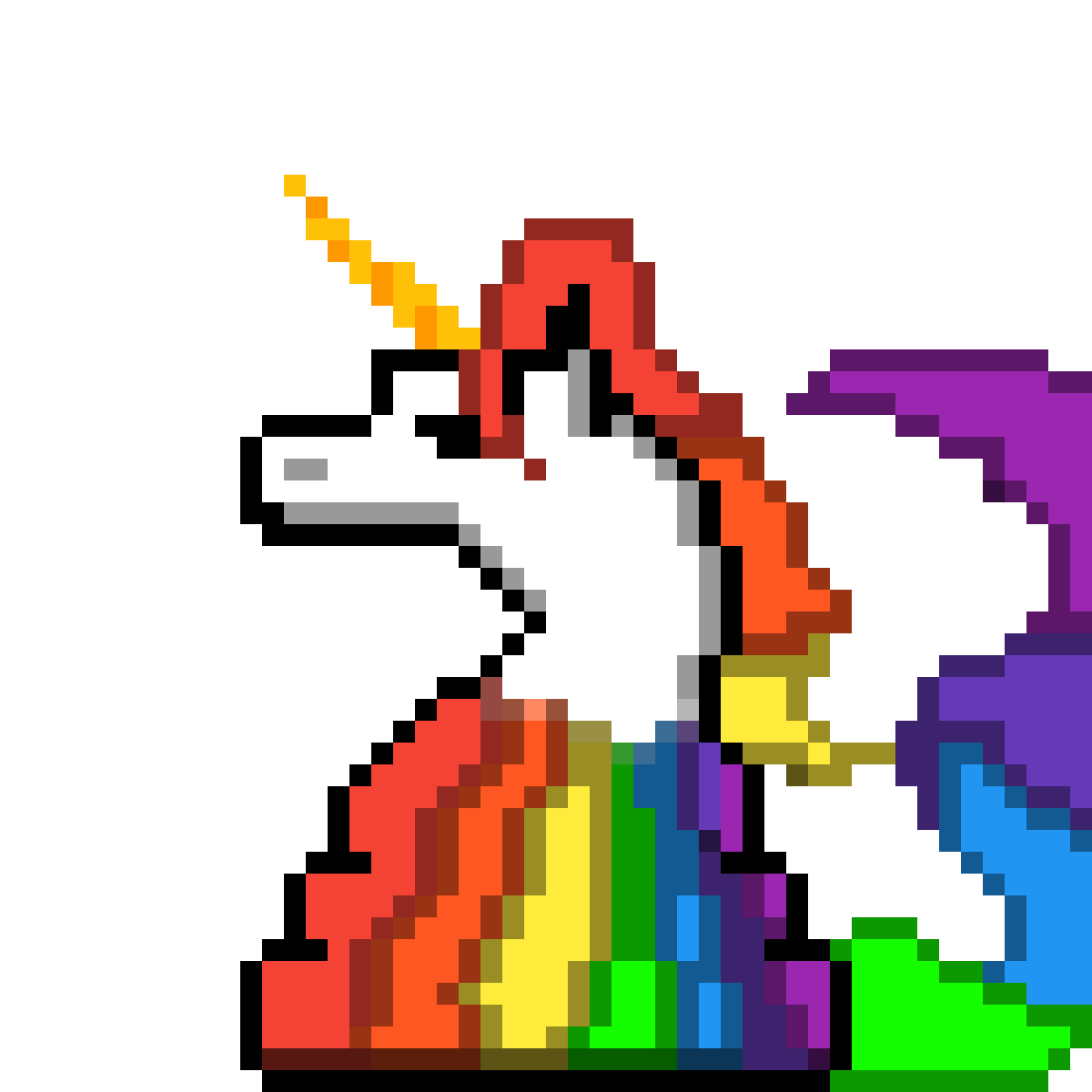 Unicorn Barfing Rainbows