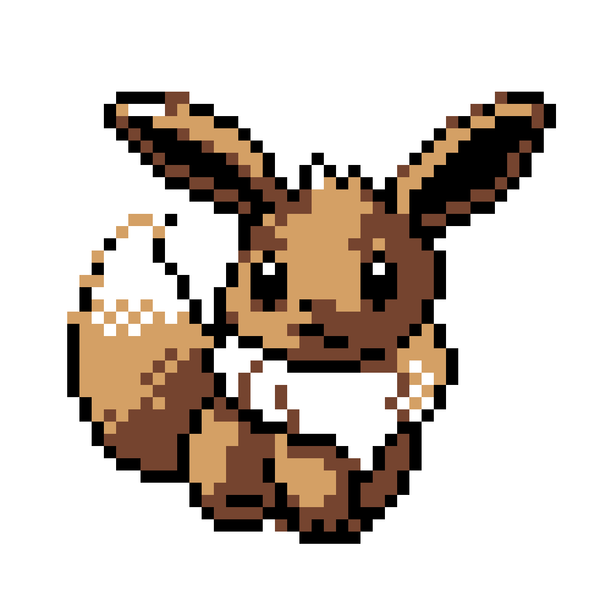 Pixel Art Pokemon Eevee / See more ideas about pokemon eevee, cute