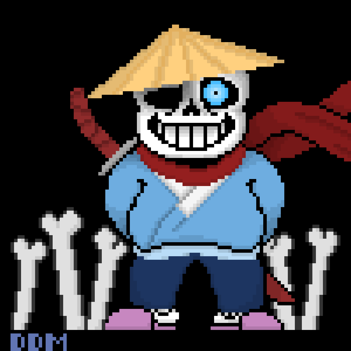 Pixilart JapanTale Sans sprite by DunkDaMuffin