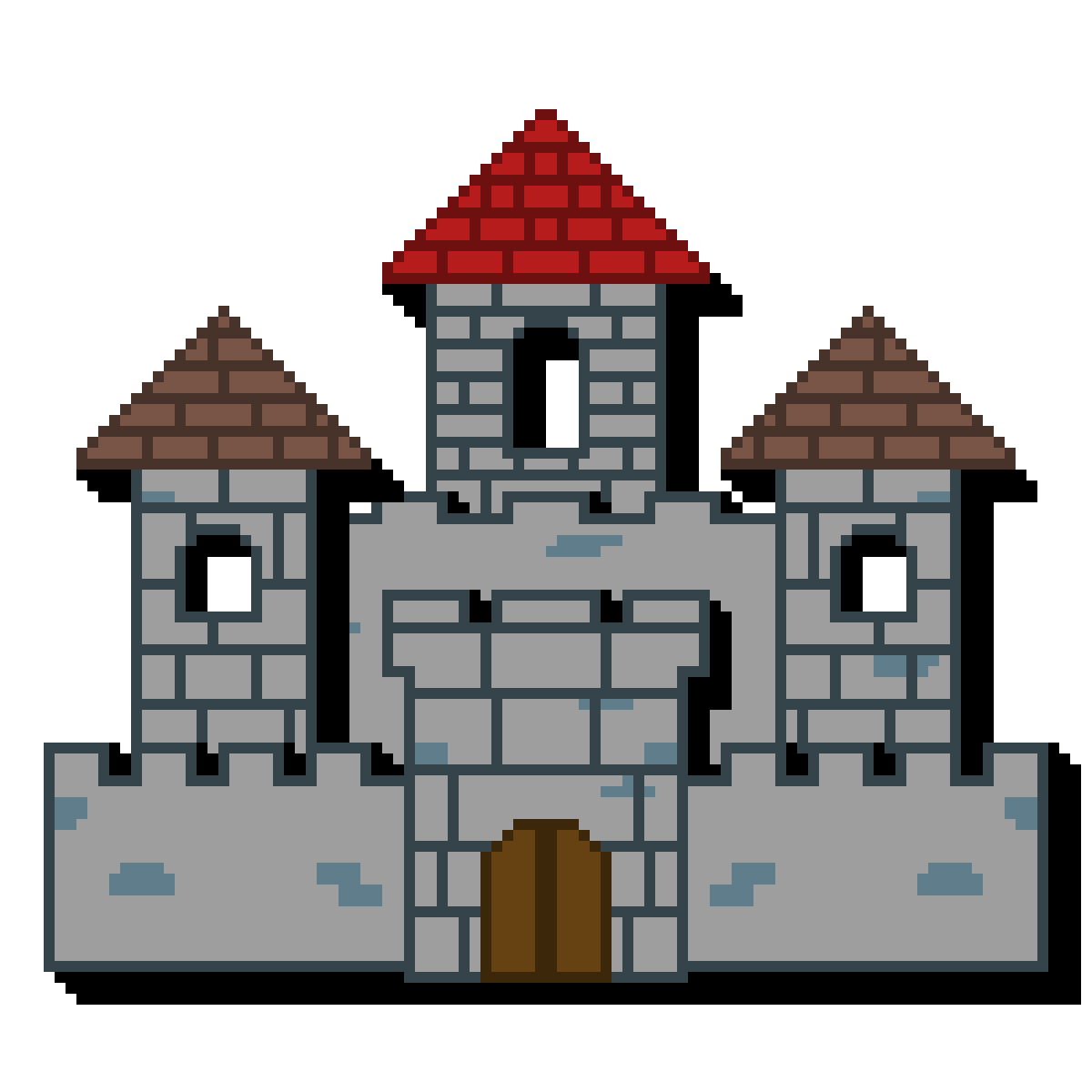 Castle Pixel Art Png