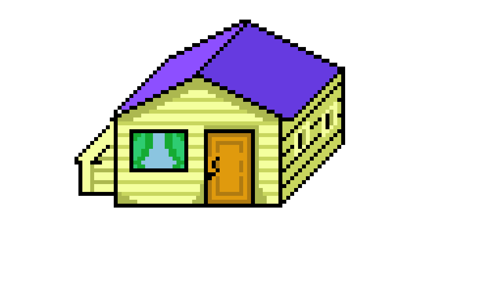Editing Earthbound House Free online pixel art drawing tool Pixilart