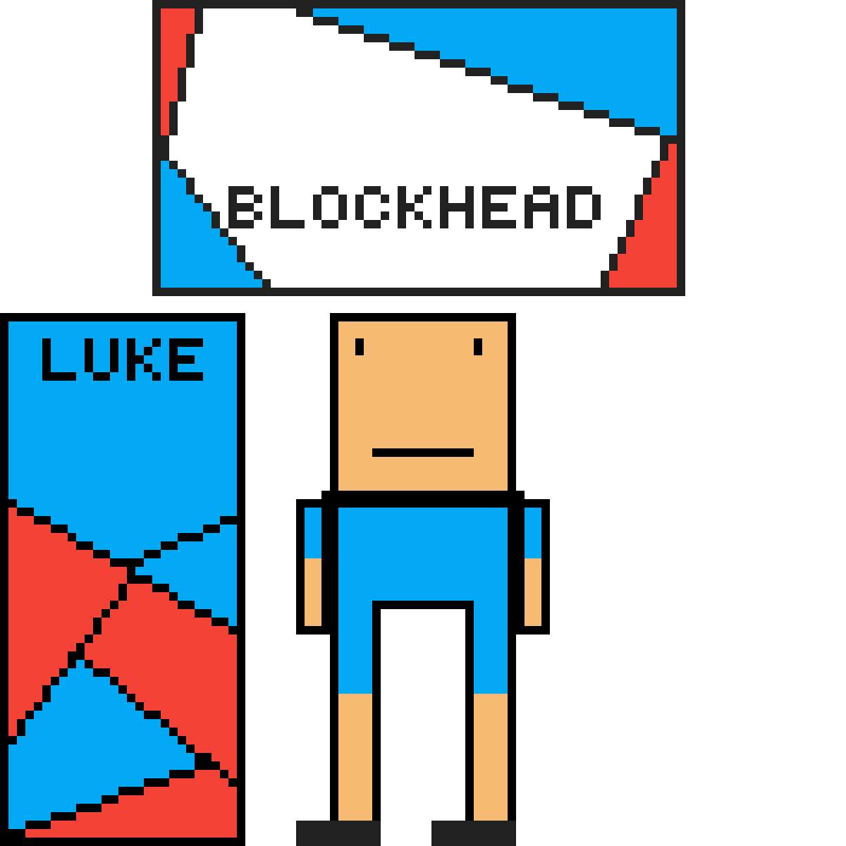 Pixilart Blockhead by XChaloeX
