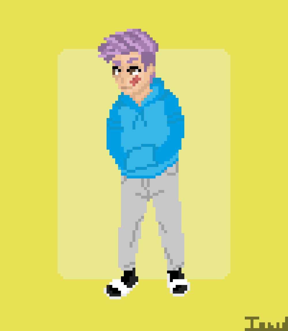 Pixilart a pastel boy! by jxred