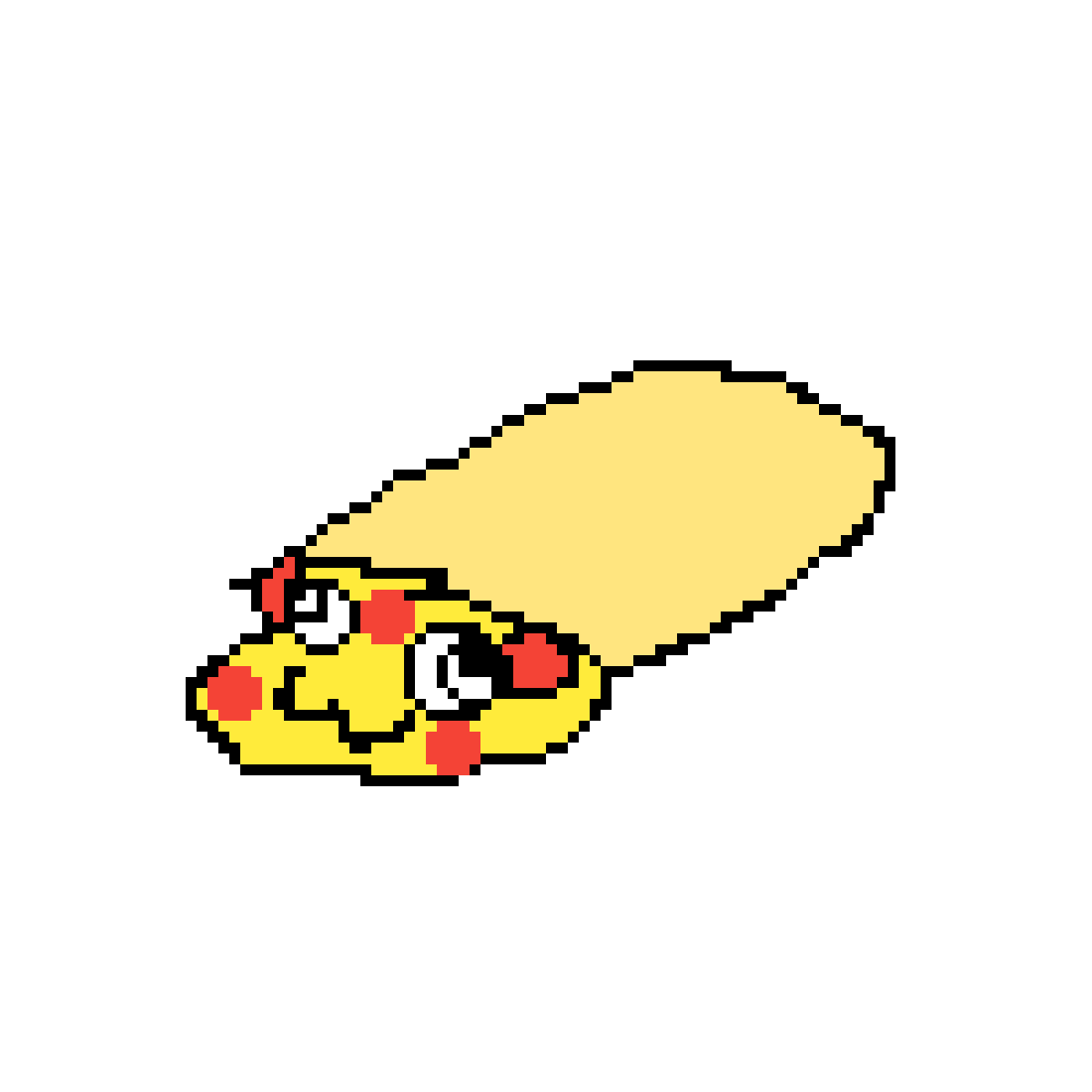 Pixilart pizza roll by lolbitmp4