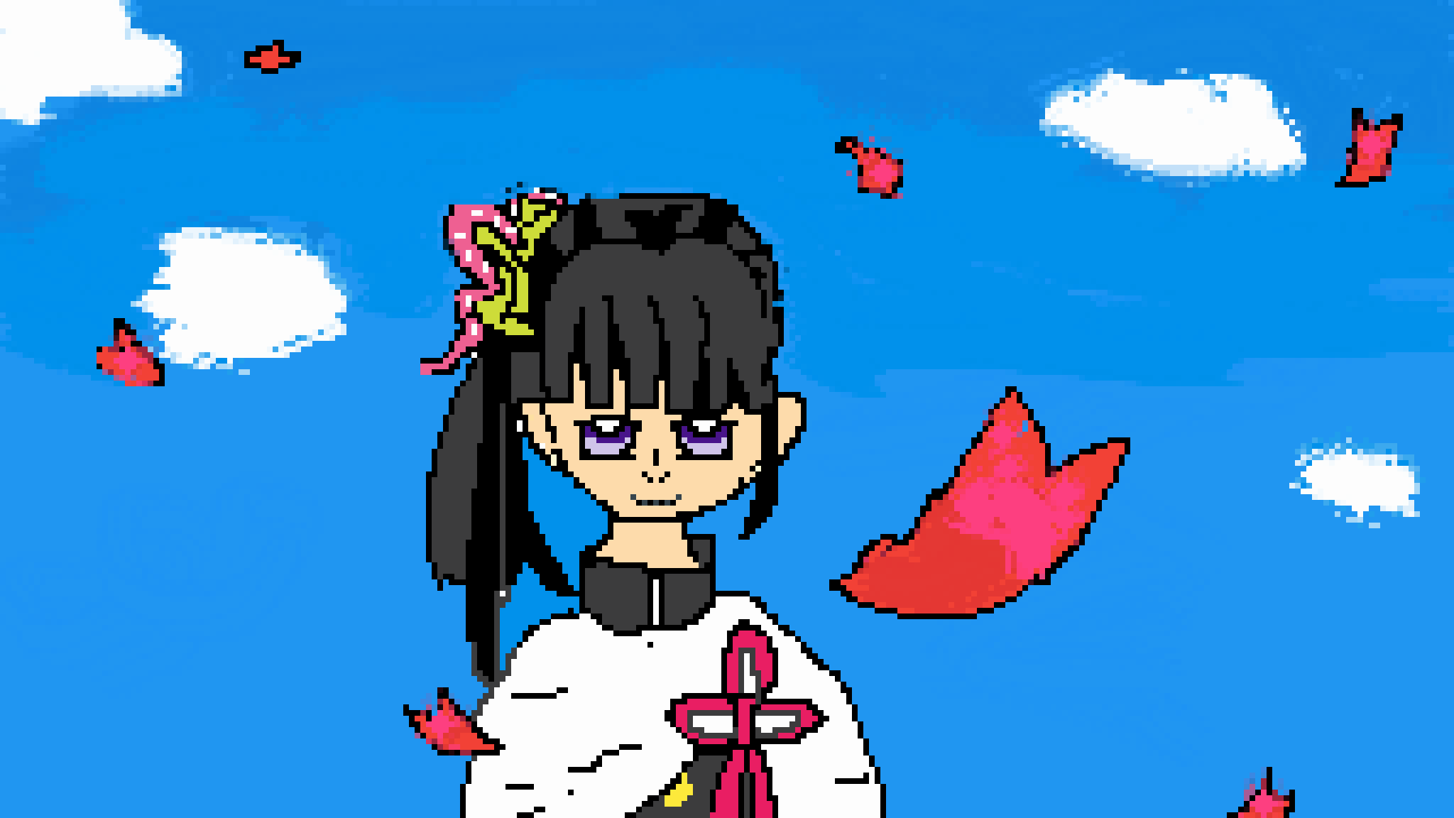Pixilart Kanao Demon Slayer by 12cheer34