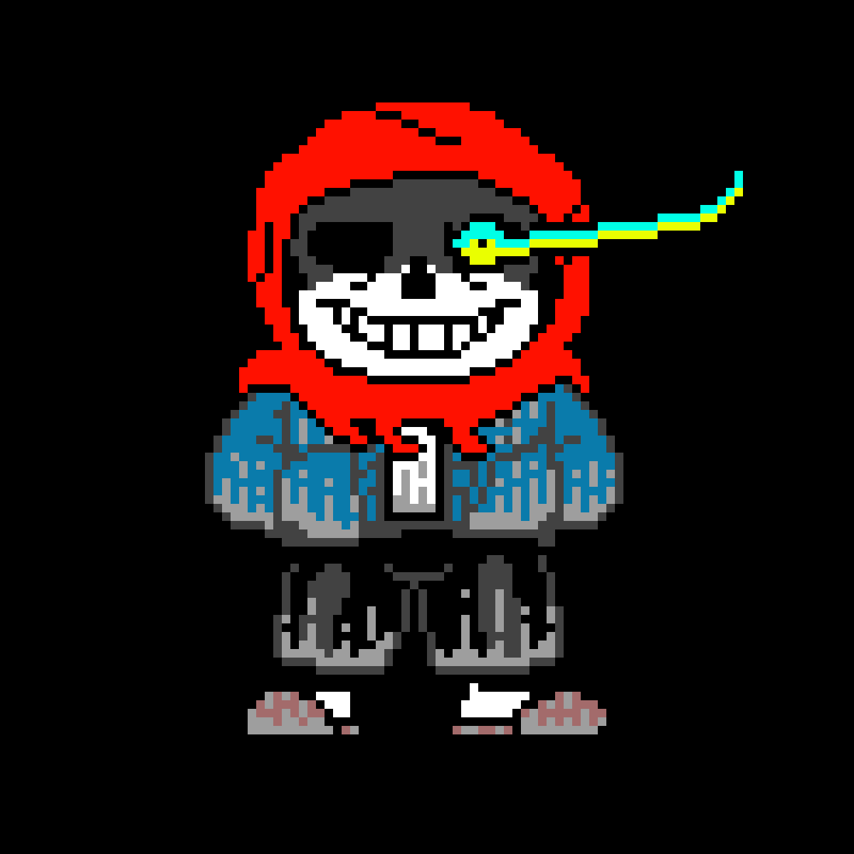 Pixilart Revert dust sans by uselesslink