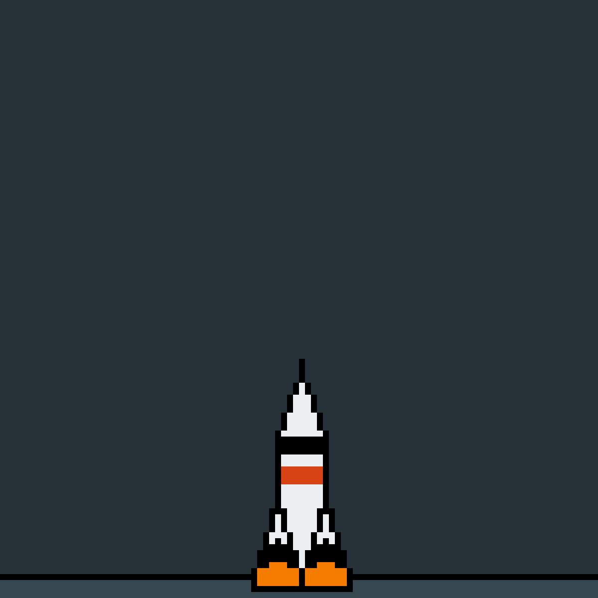 Pixilart ROCKET GIF by ZhumArt