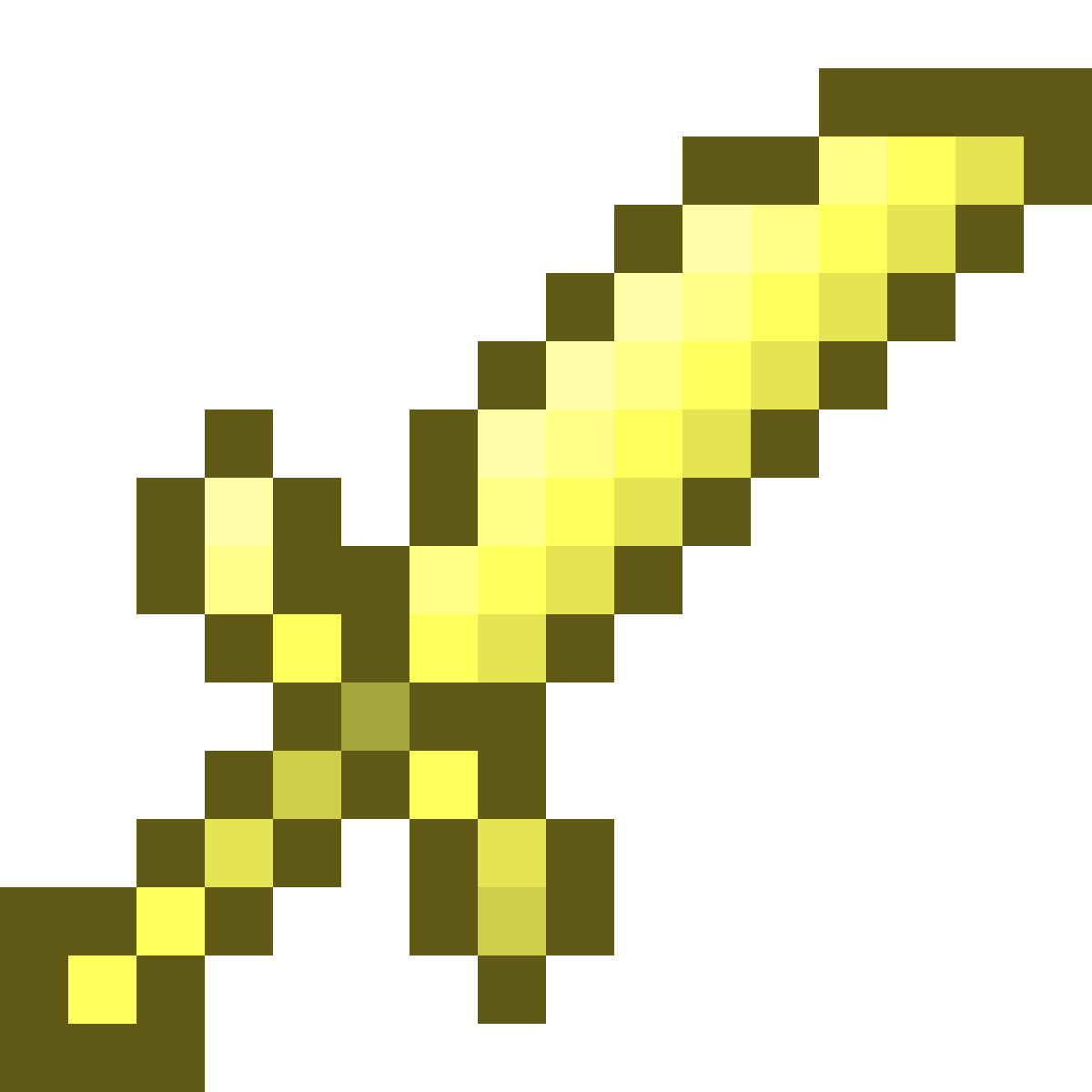 Minecraft Gold Sword Texture