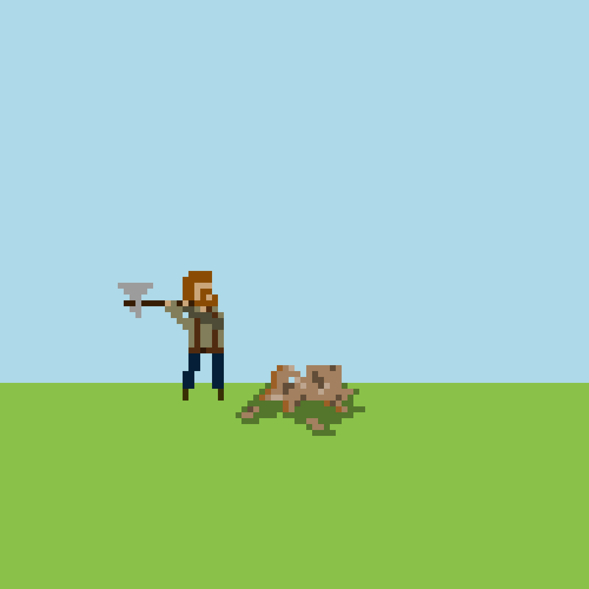 Editing Lumberjack Free online pixel art drawing tool Pixilart