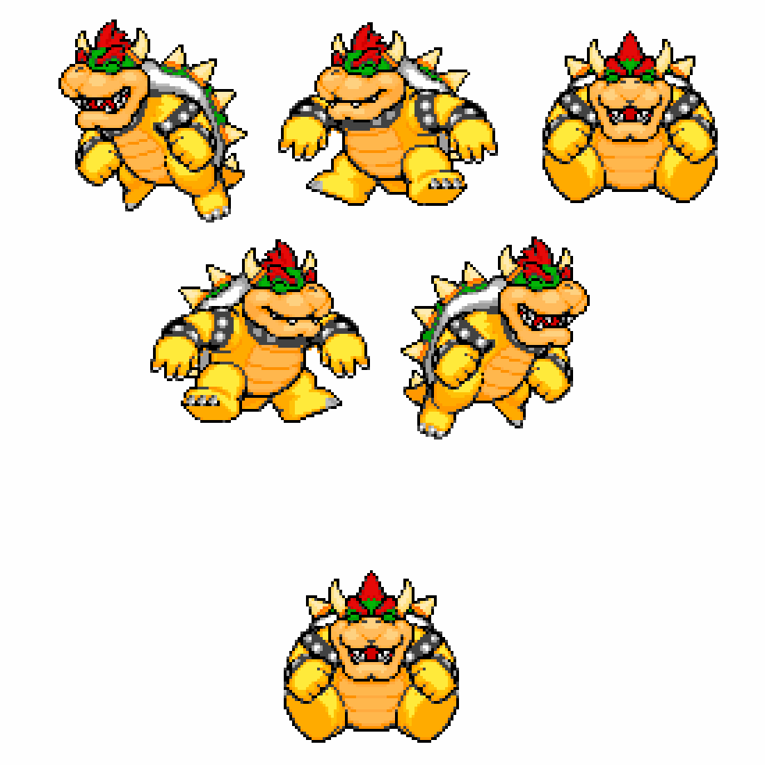 Bowser Happy Sticker Bowser Happy Hands Together Discover Share Gifs