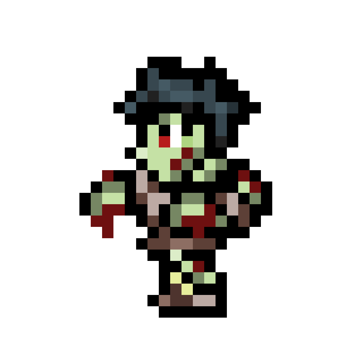 Pixilart Terraria zombie by MMartist