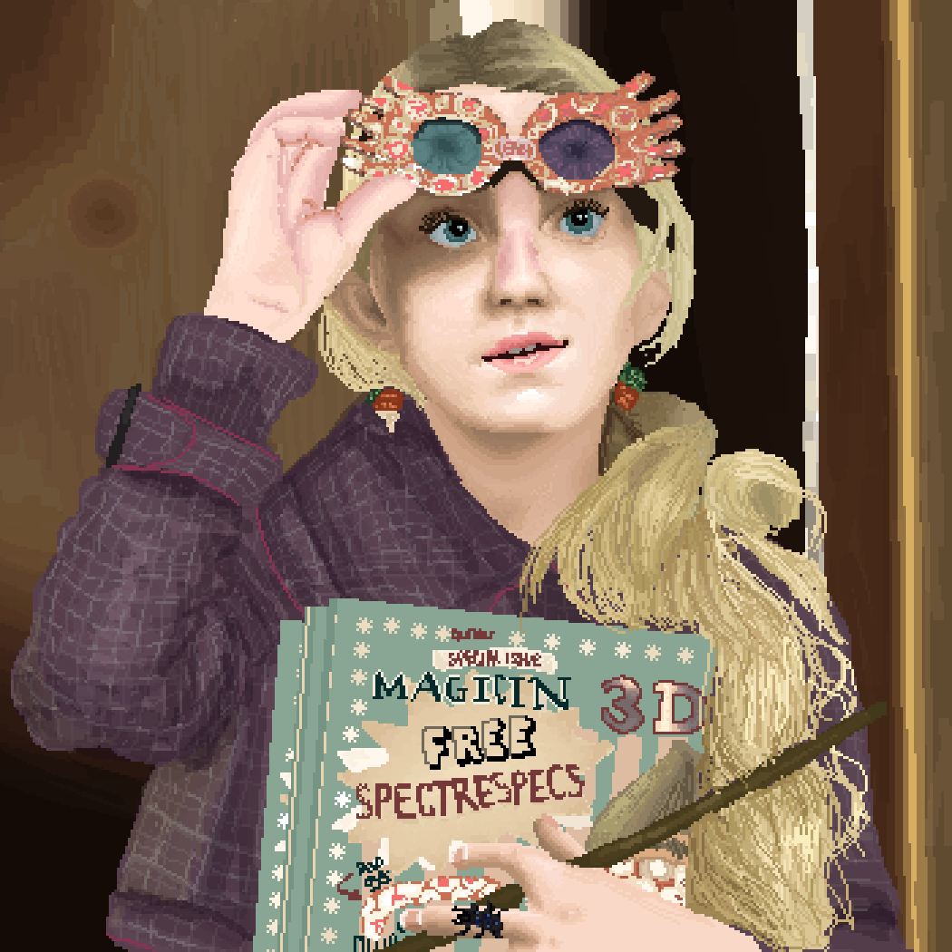 Pixilart Loony Lovegood by NataliaHumor