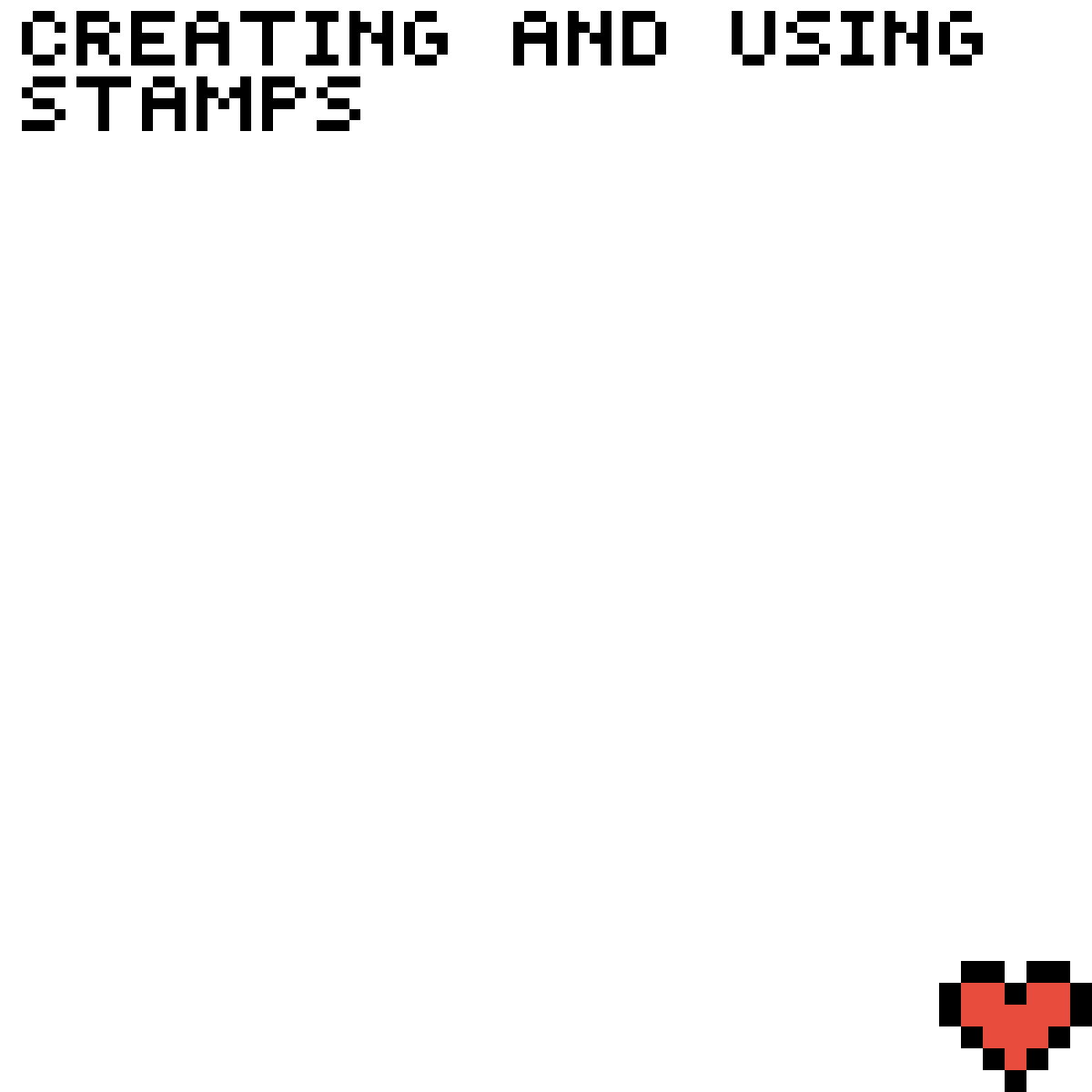 Pixilart Stamps! by c1nnamon