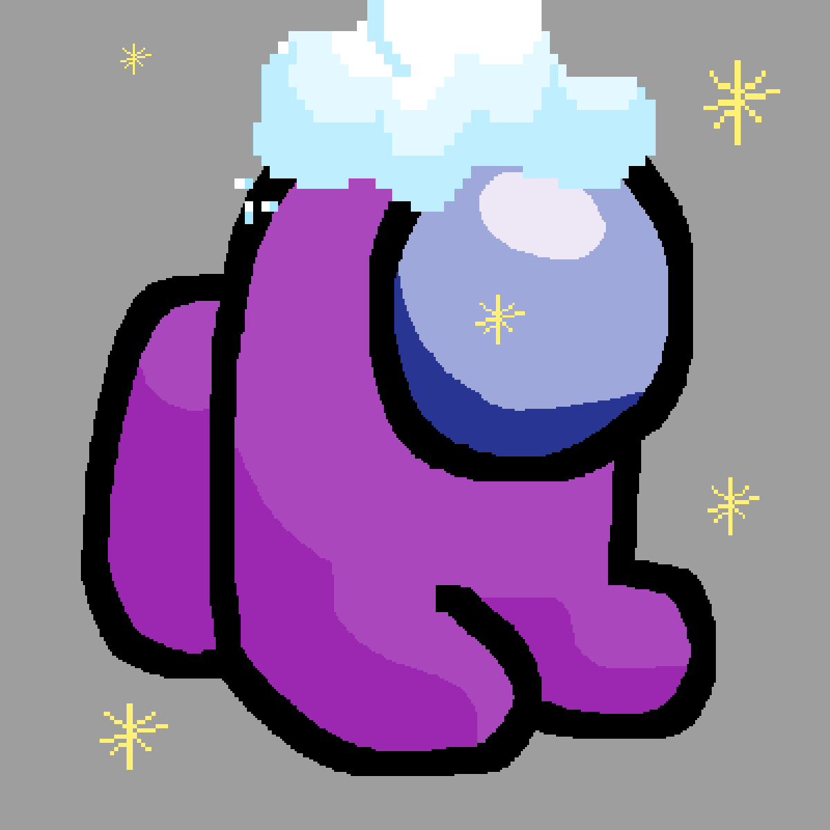 Among Us Cute Pictures Purple