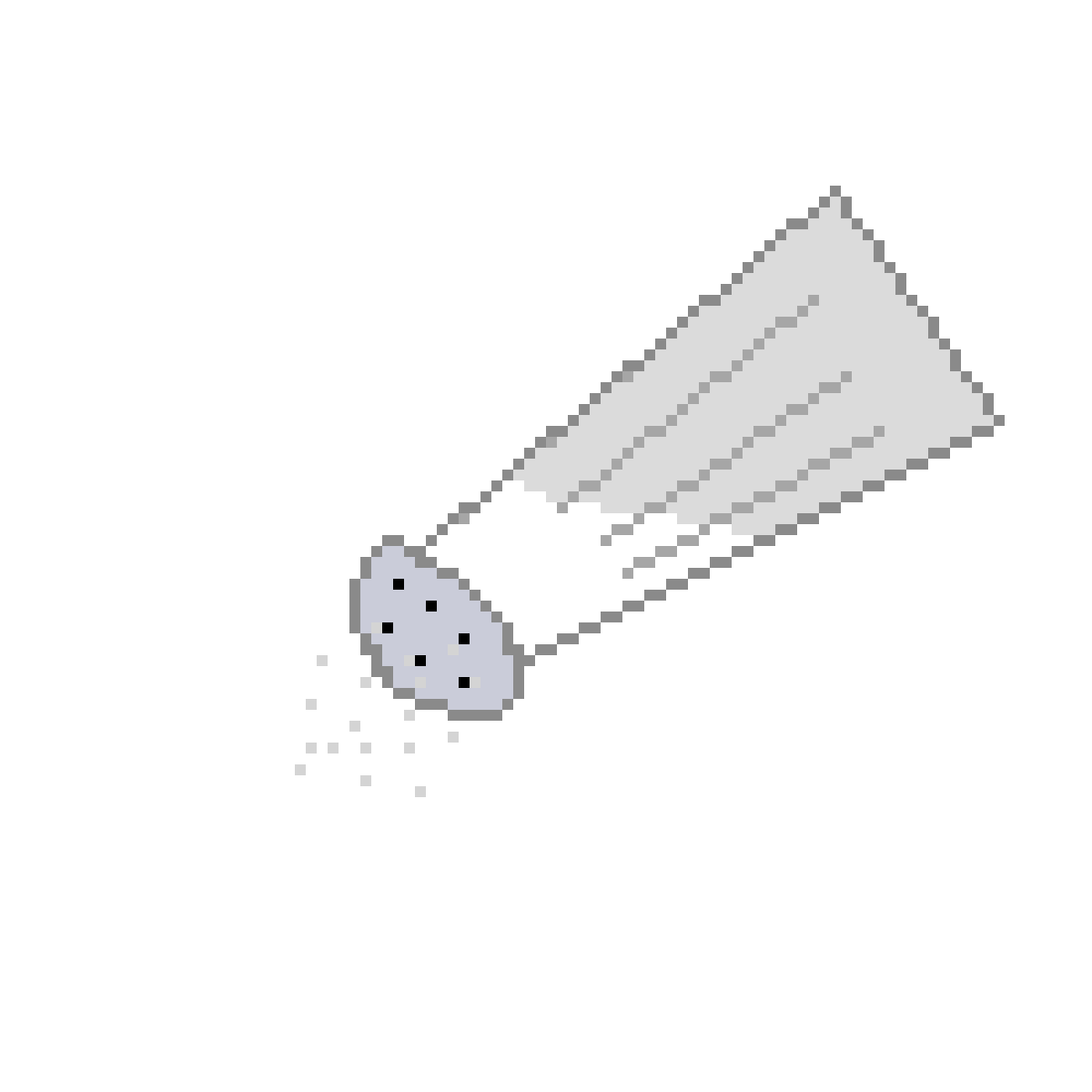 Pixilart salt shaker by JustaYoshi