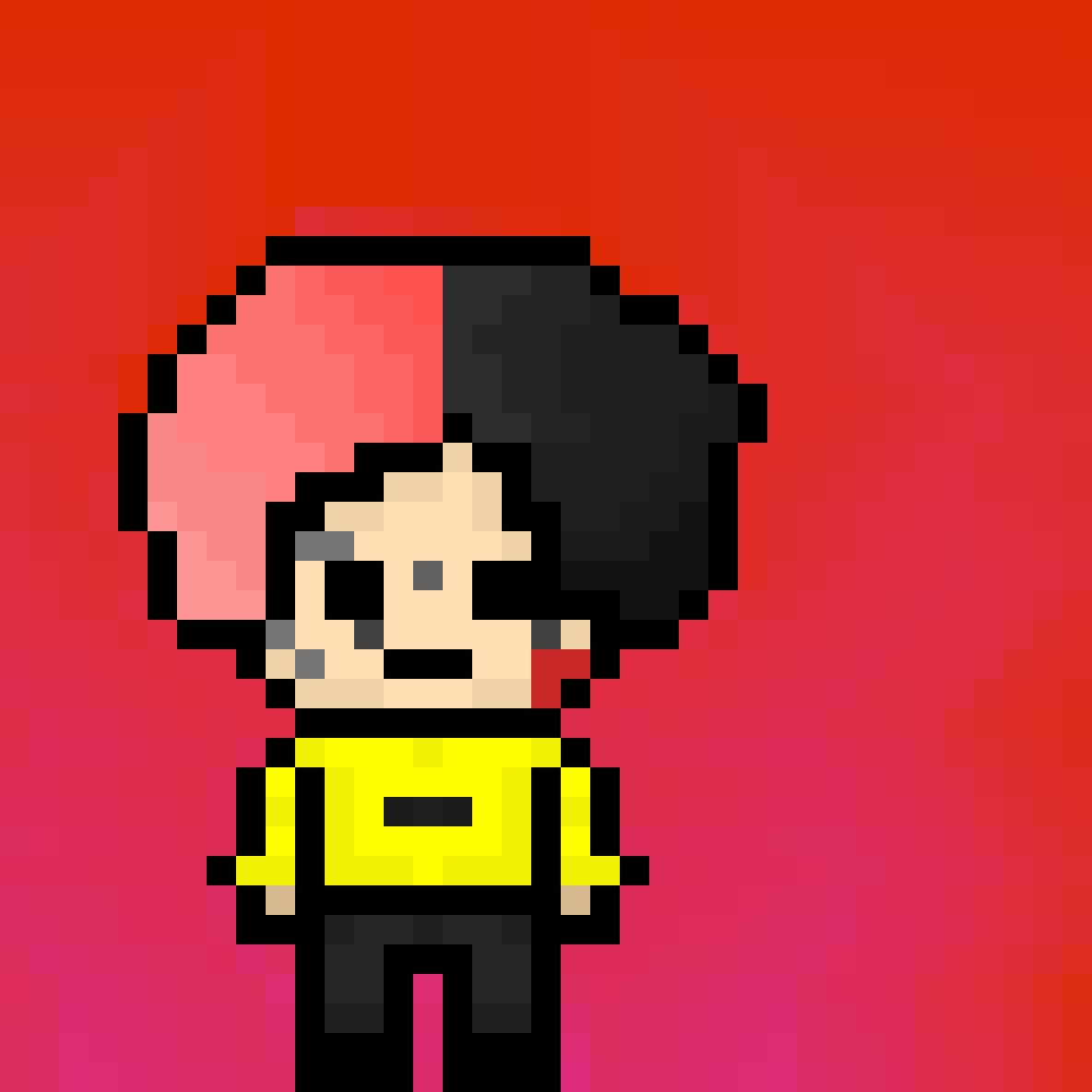 Lil Peep Pixel Art Minecraft Sketch